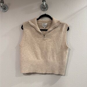 Pink Rose Sweater Vest